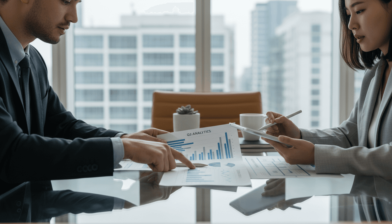IT consulting meeting with strategy discussion